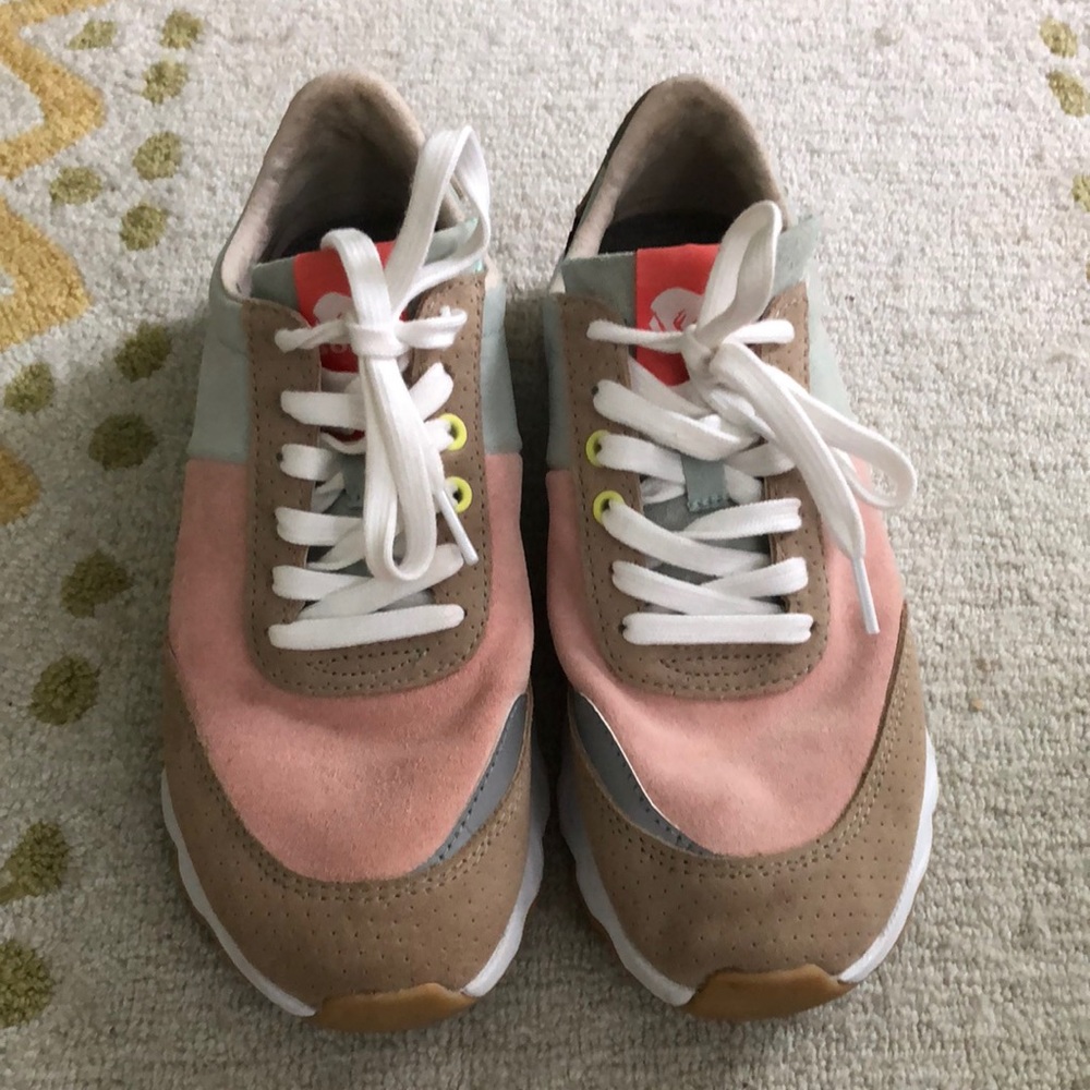 Sorel Pink and Brown Sneakers